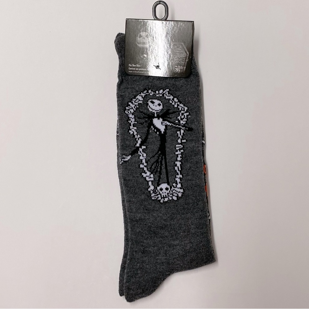 Disney's The Nightmare Before Christmas The King of Spooky Socks Sz 6-12 NWT